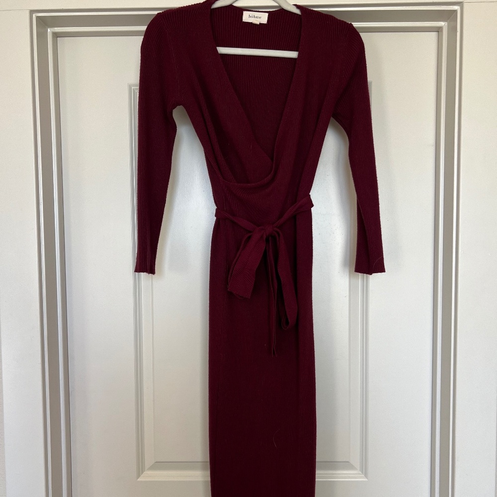 Bohme Maroon dress size small